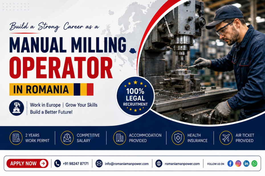 Manual Milling Operator job in Romania