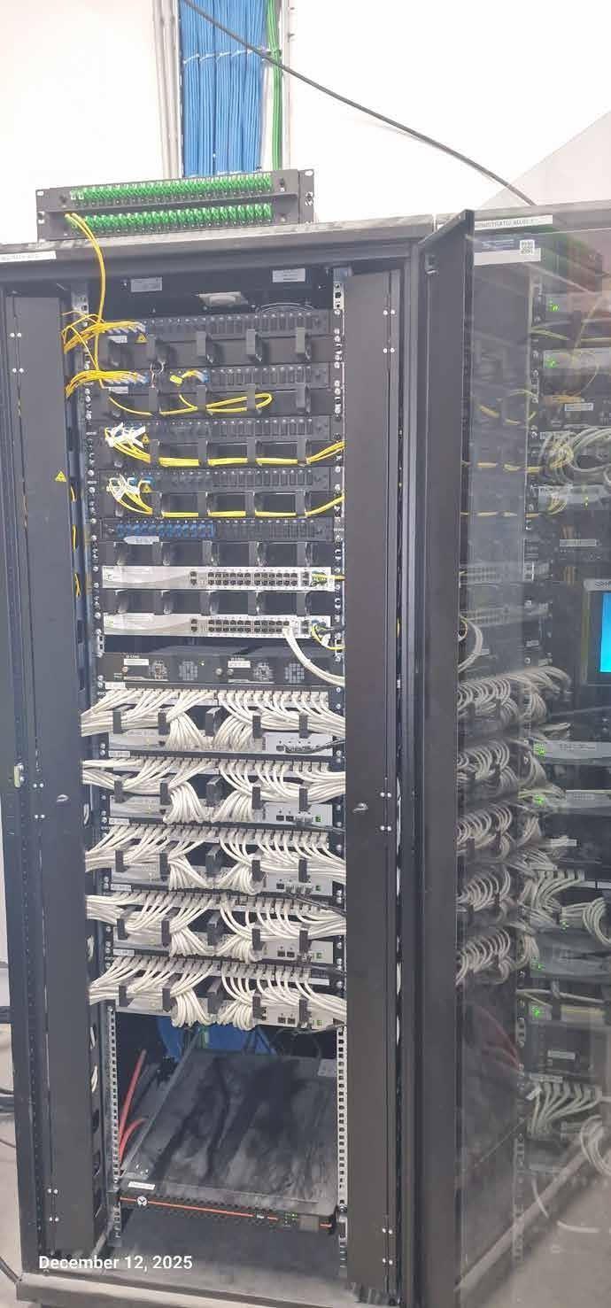 Data/voice socket connection to rack