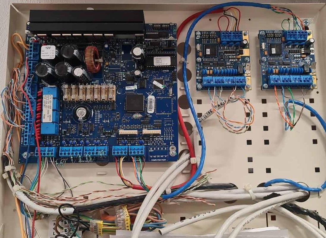 Access control panel installation