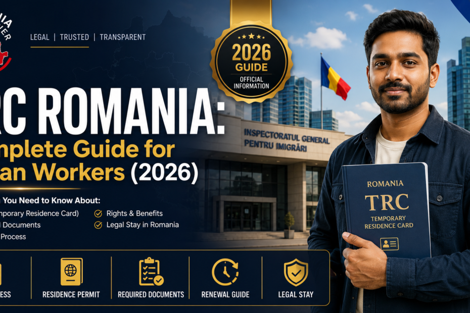 TRC Romania application process for Indian and Nepali workers 2026 temporary residence card
