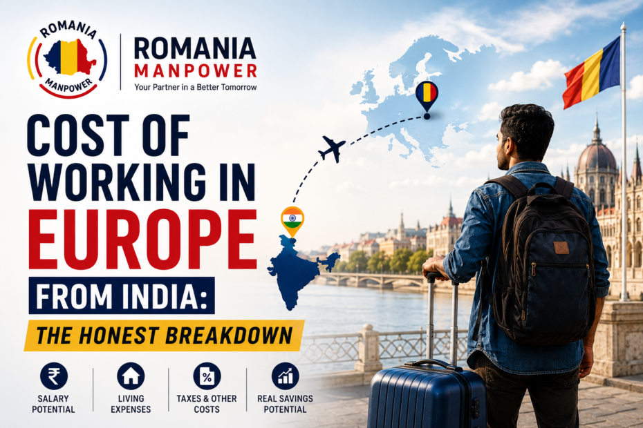 Cost of working in Europe from India 2026 honest breakdown for Indian workers