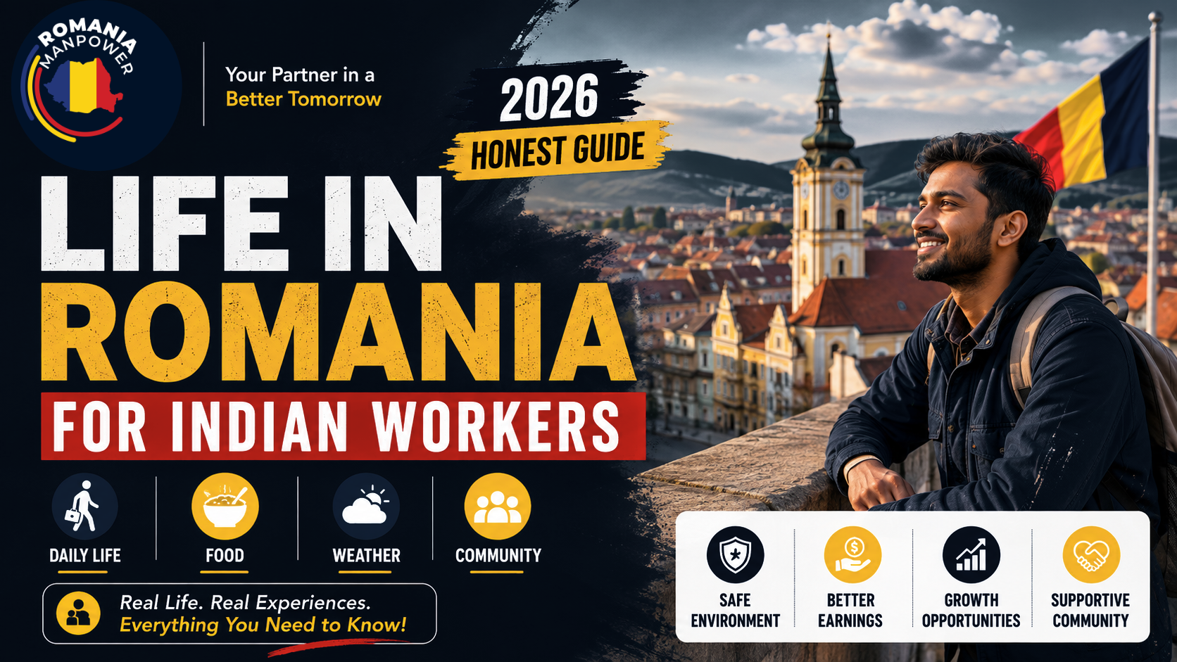 Life in Romania for Indian workers 2026 honest guide daily life food weather community