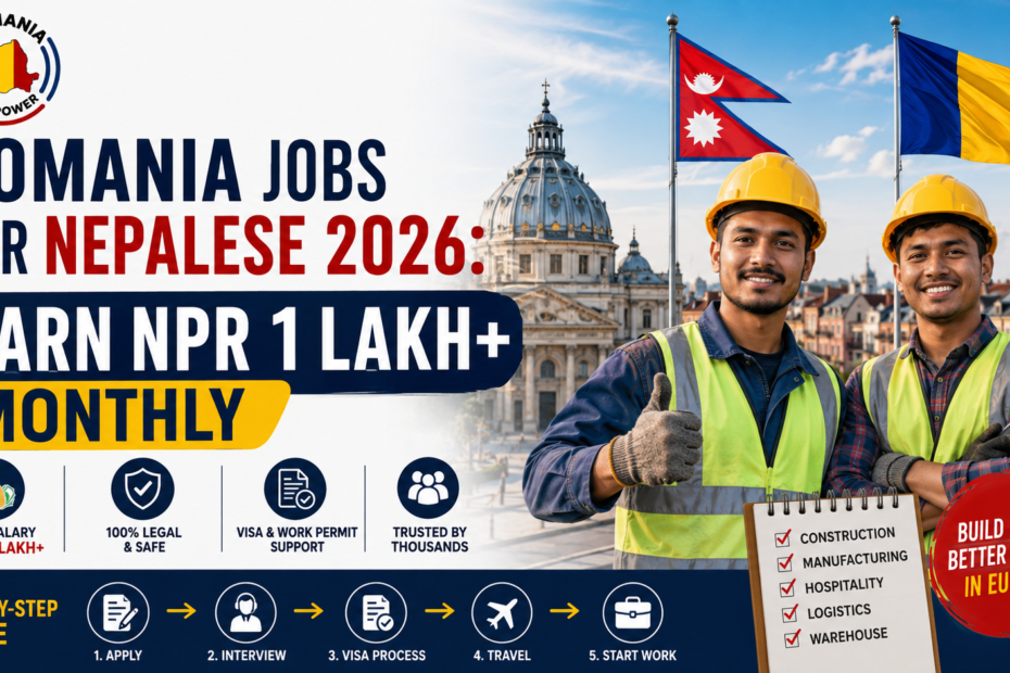 Romania work permit from Nepal 2026 step by step legal guide for Nepali workers D/AM2 visa