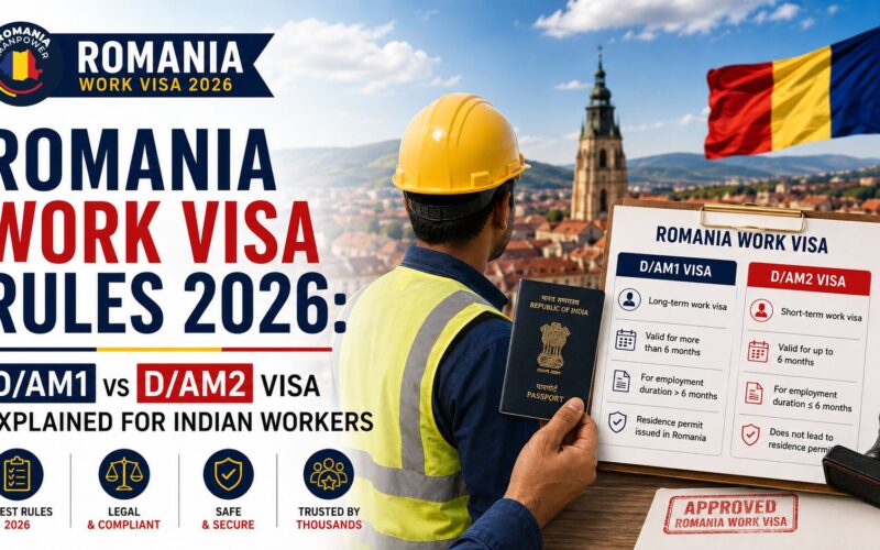 Romania work visa rules 2026 OUG 32 D/AM1 D/AM2 visa changes Indian workers guide