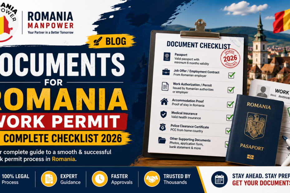 documents for Romania work permit