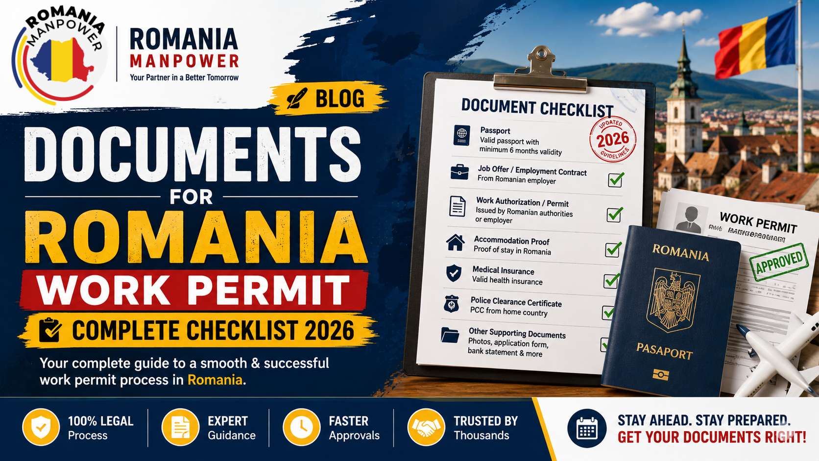 documents for Romania work permit