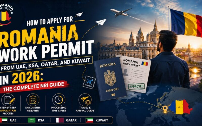 Romania work permit from UAE KSA Qatar Kuwait NRI Indian workers 2026 complete guide