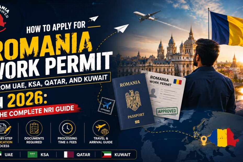 Romania work permit from UAE KSA Qatar Kuwait NRI Indian workers 2026 complete guide