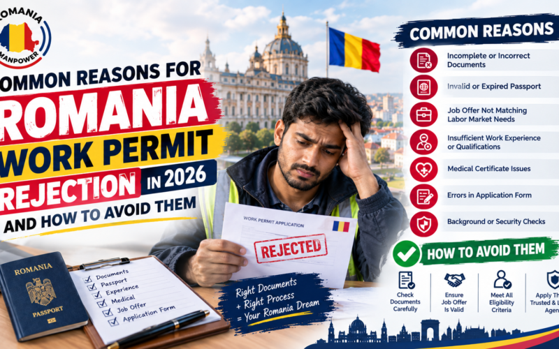 Romania work permit rejection 2026 top reasons prevention guide Indian workers D/AM2 visa