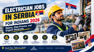 Electrician jobs in Serbia for Indians 2026 salary visa process industrial electrician urgent vacancies guide