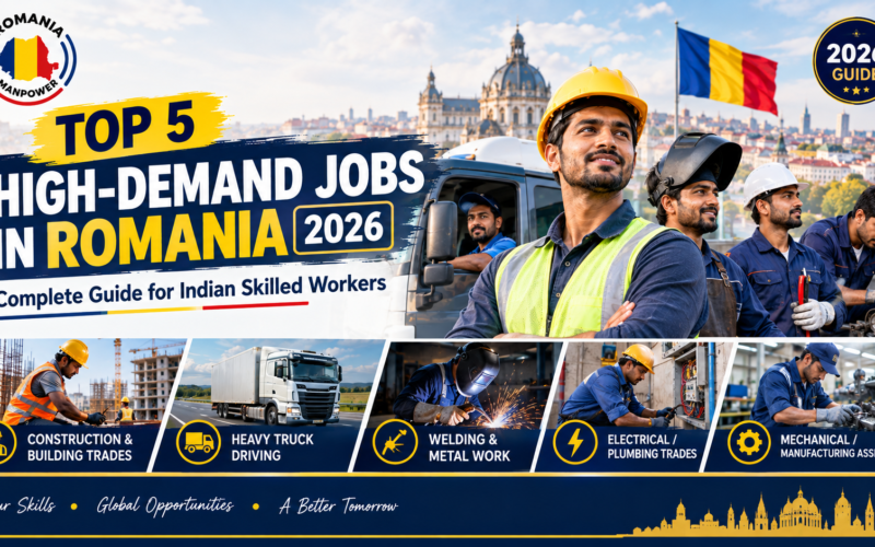 High demand jobs in Romania 2026 top 5 technical trades welder CNC electrician fitter mechanic guide