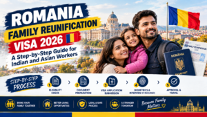 Romania family reunification visa 2026 Indian workers guide spouse children TRC Schengen process