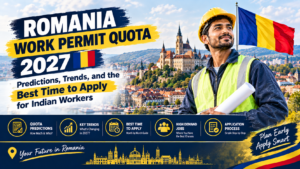 Romania work permit quota 2027 predictions Indian workers sectors salary timeline application guide