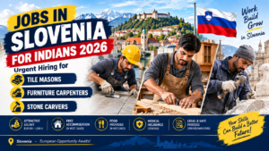 Jobs in Slovenia for Indians 2026 tile mason furniture carpenter stone carver salary single permit guide